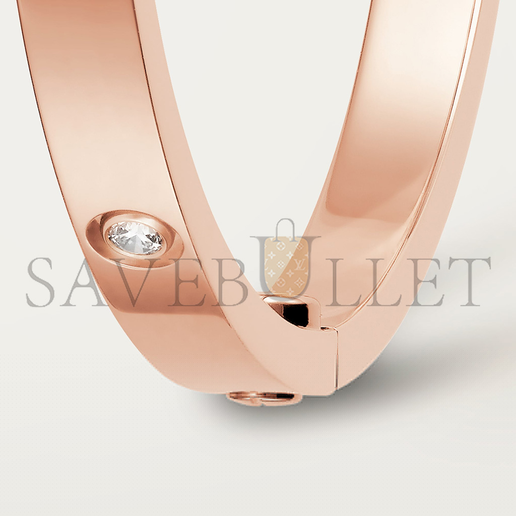 Ca*t*er  love bracelet, small model, 10 diamonds  b6047917